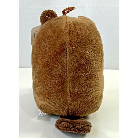 Nanco Belly Buddies Buddy Beaver Plush Stuffed Animal Toy Tooth Brown 5" New - Picture 5 of 7